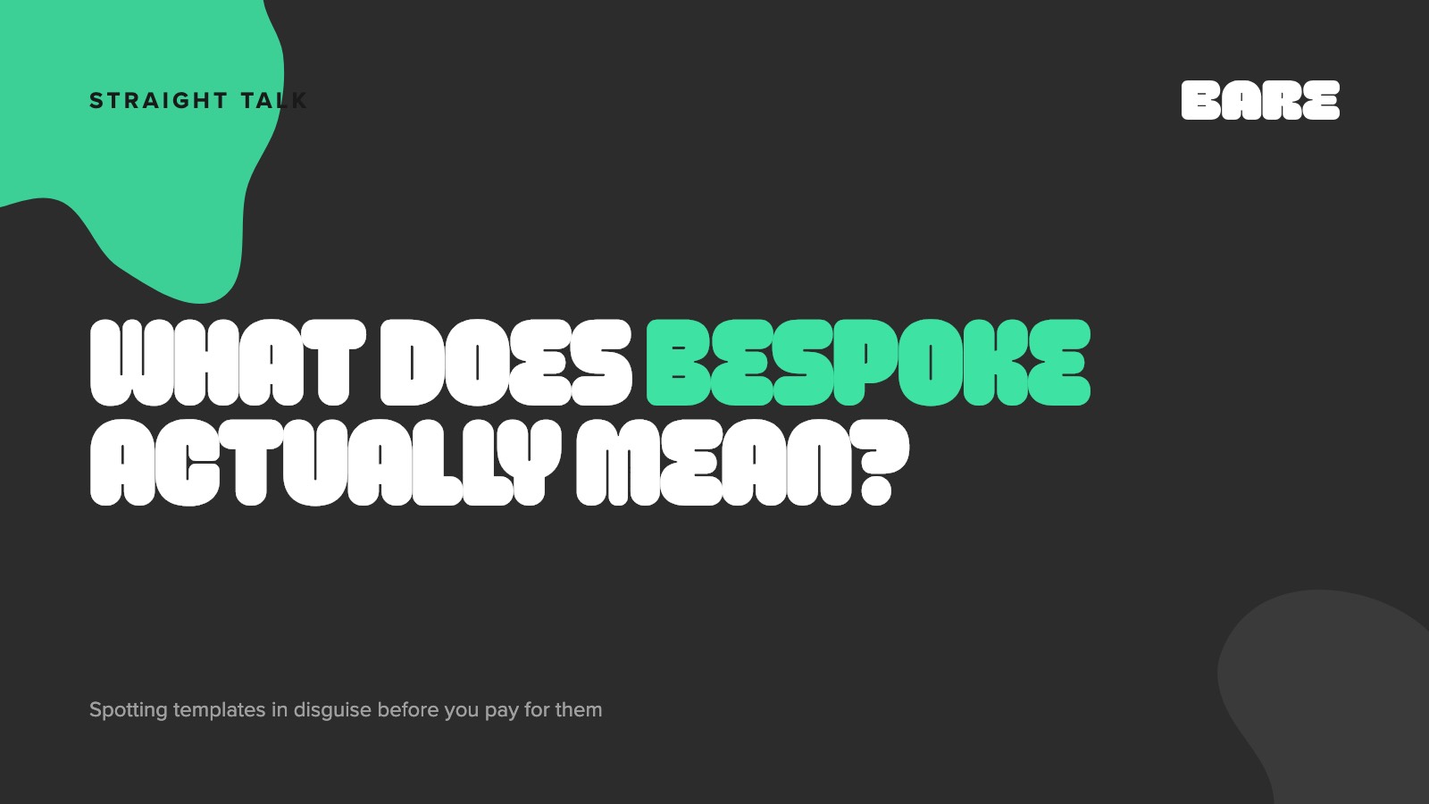 What does a